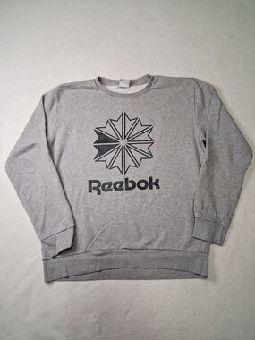 Reebok Men's Grey Crewneck Sweatshirt